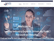 Tablet Screenshot of leads-data-solutions.com